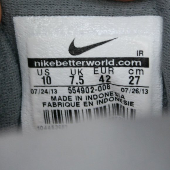 Nike Ladies 10 Revolution 2 Gray Pink Blue Running Training Sneakers - Picture 8 of 12